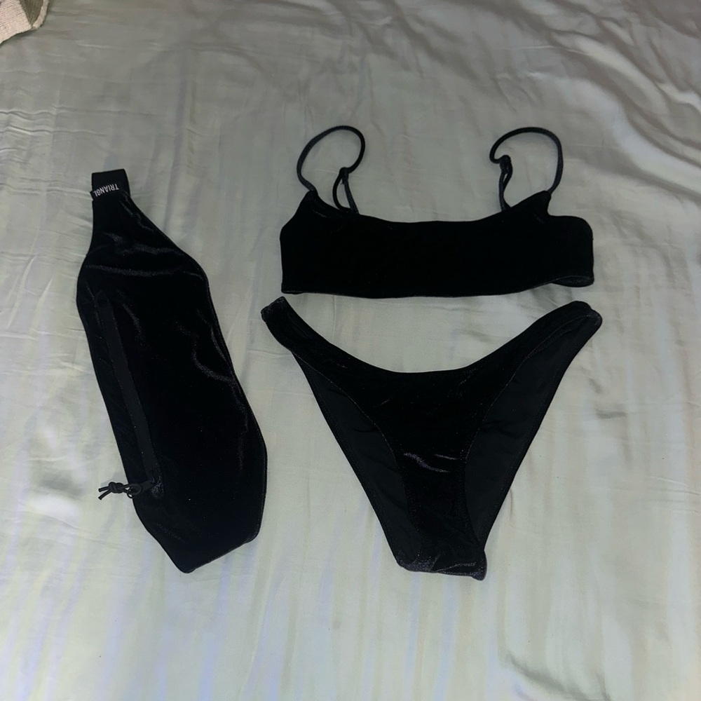 Triangl Swimwear Black Bikini Set